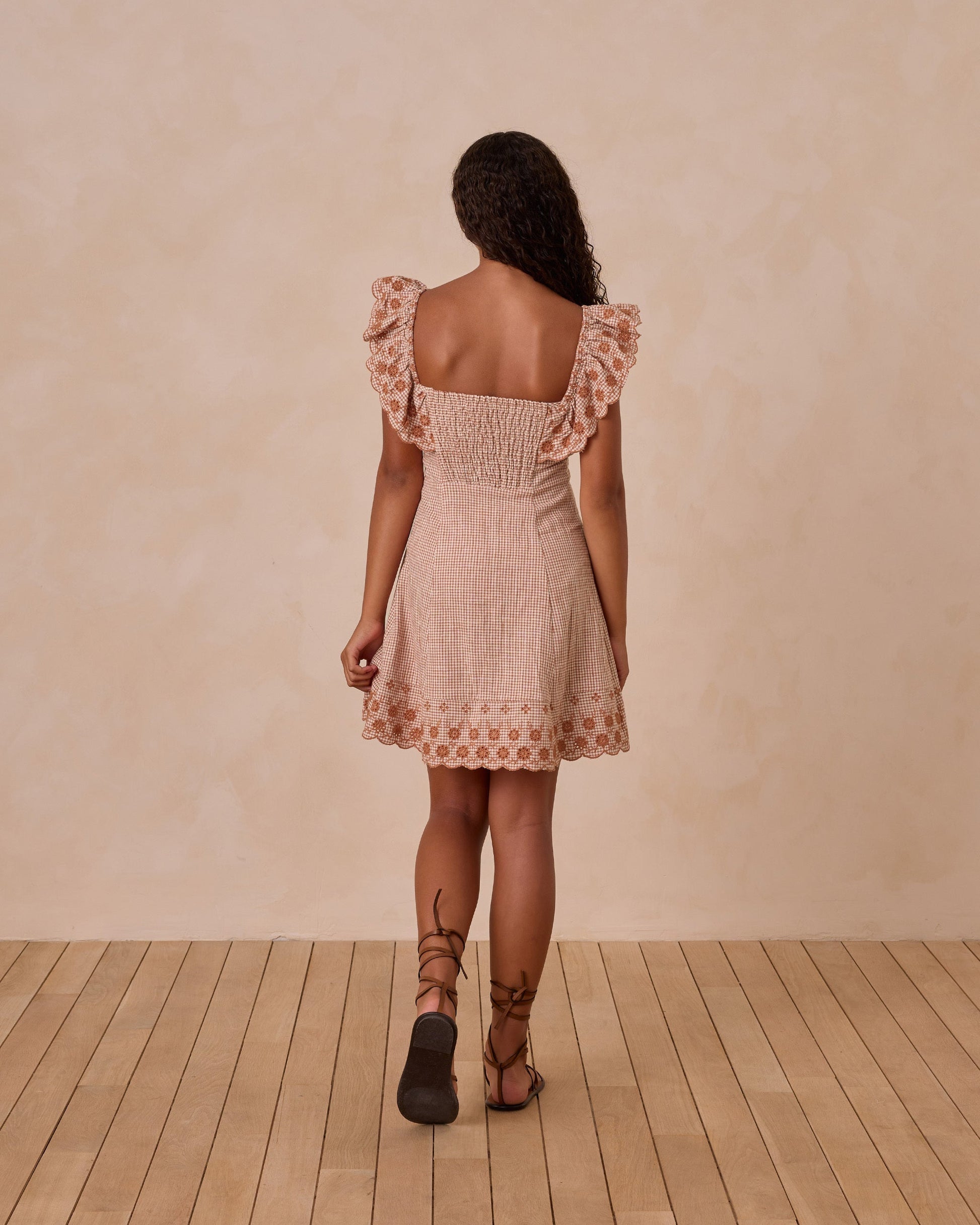 Bianca Mini Dress || Poppy Gingham