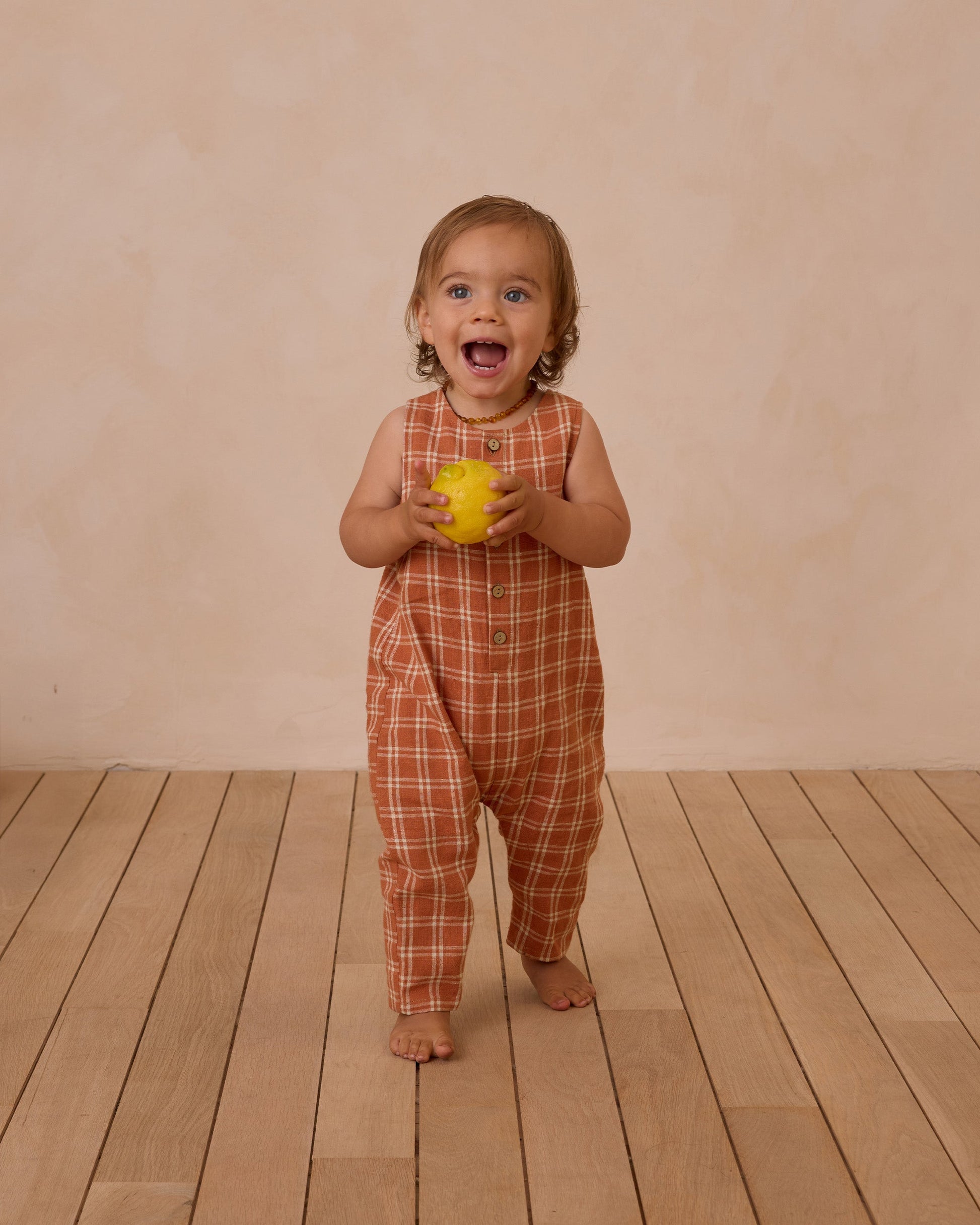 Button Jumpsuit || Poppy Check