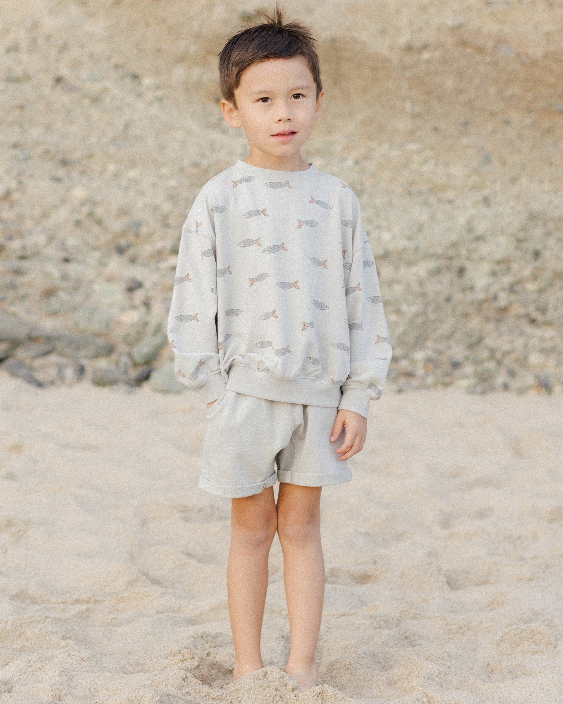 Relaxed Short || Seafoam