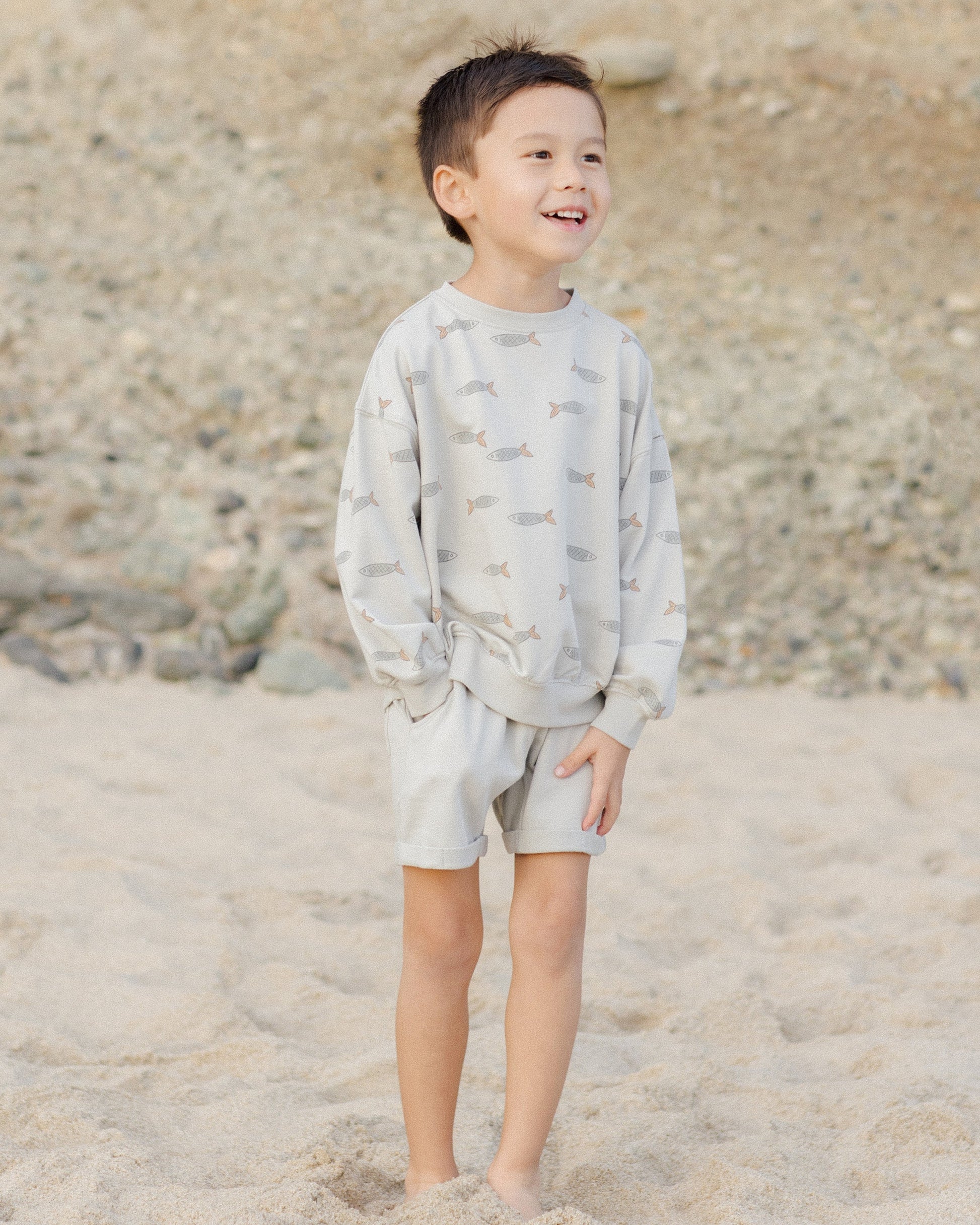 Relaxed Short || Seafoam