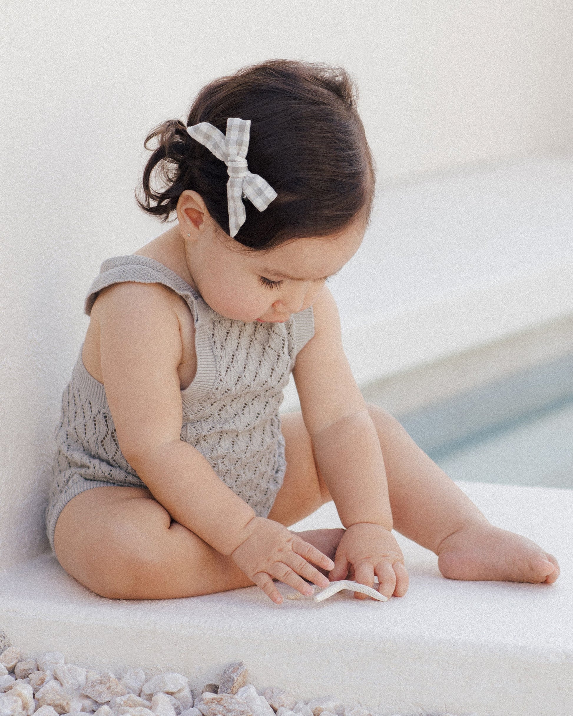 Crochet Romper || Seafoam