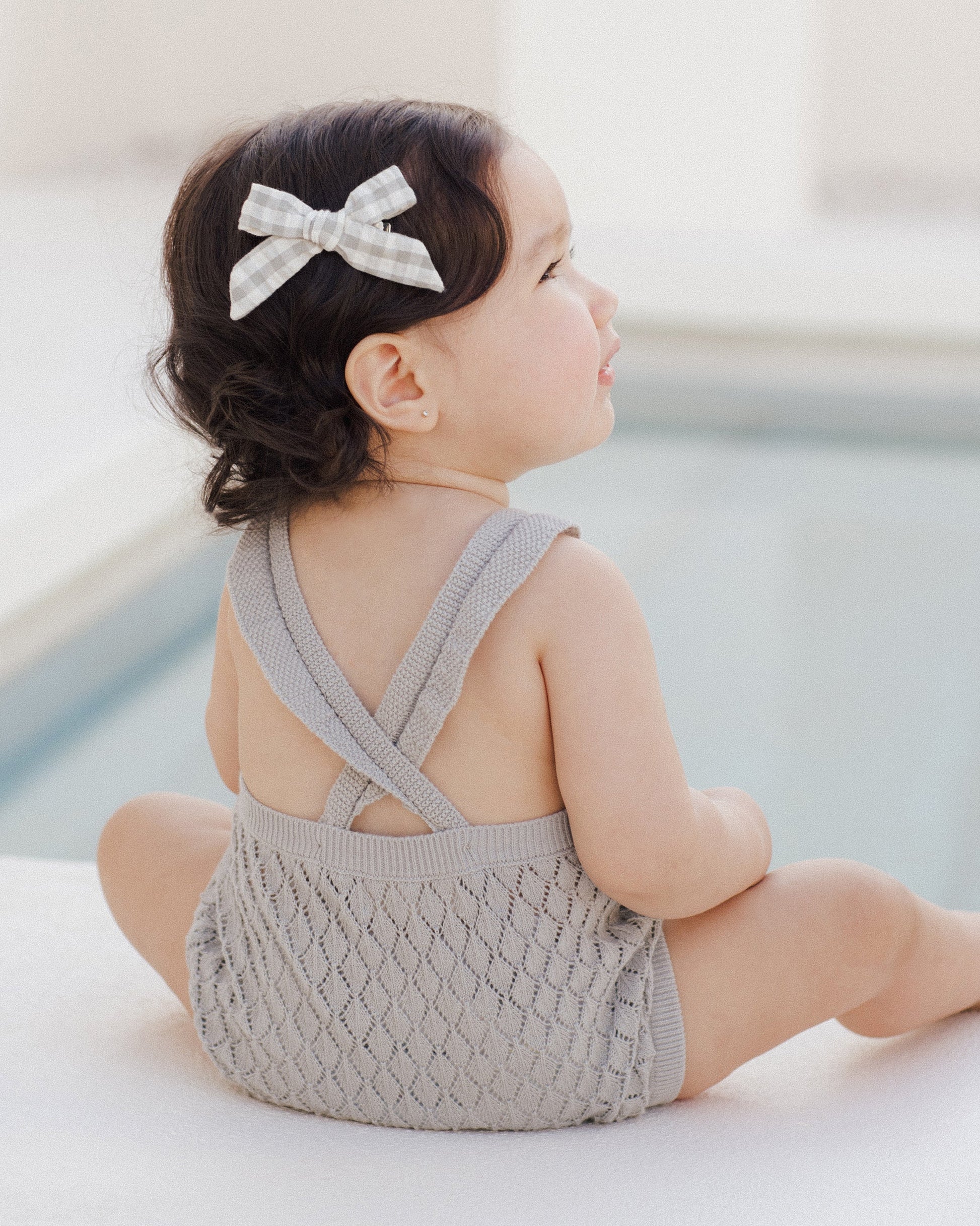 Crochet Romper || Seafoam
