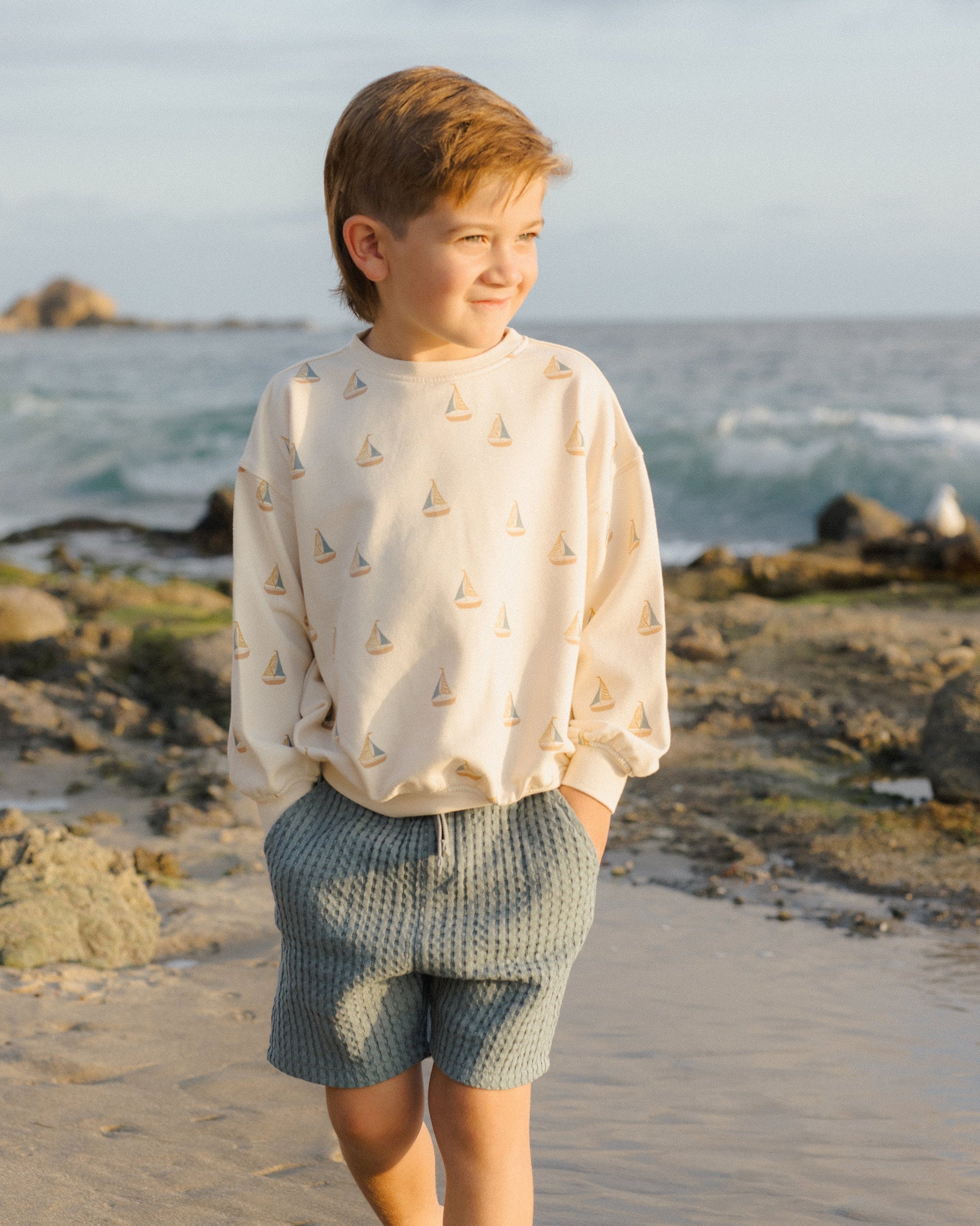 Sweatshirt || Sailboats