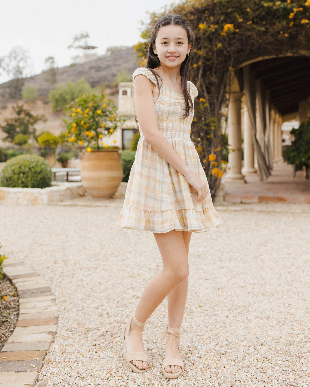 Kalina Dress || Pastel Plaid