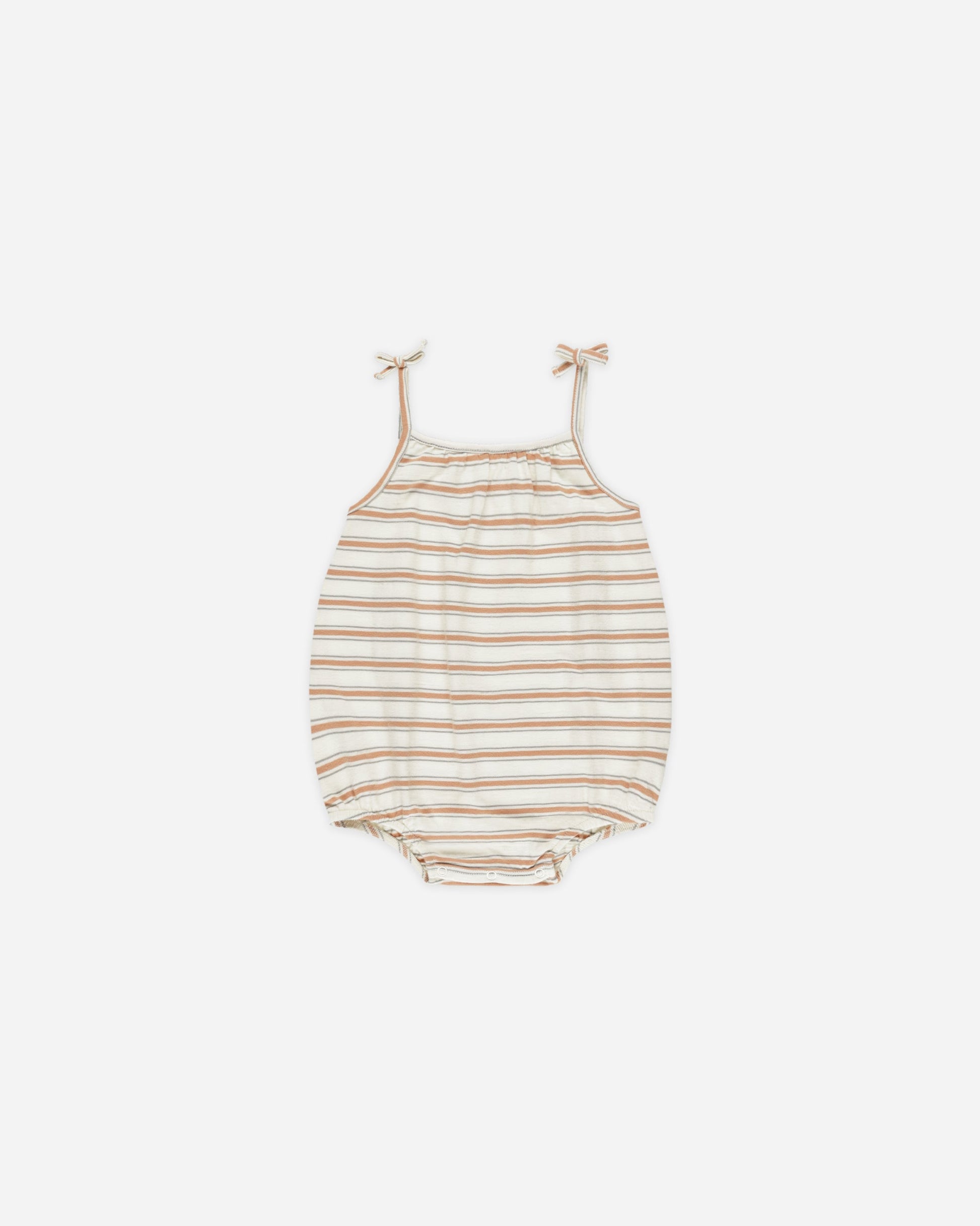 Nala Romper || Grapefruit Stripe