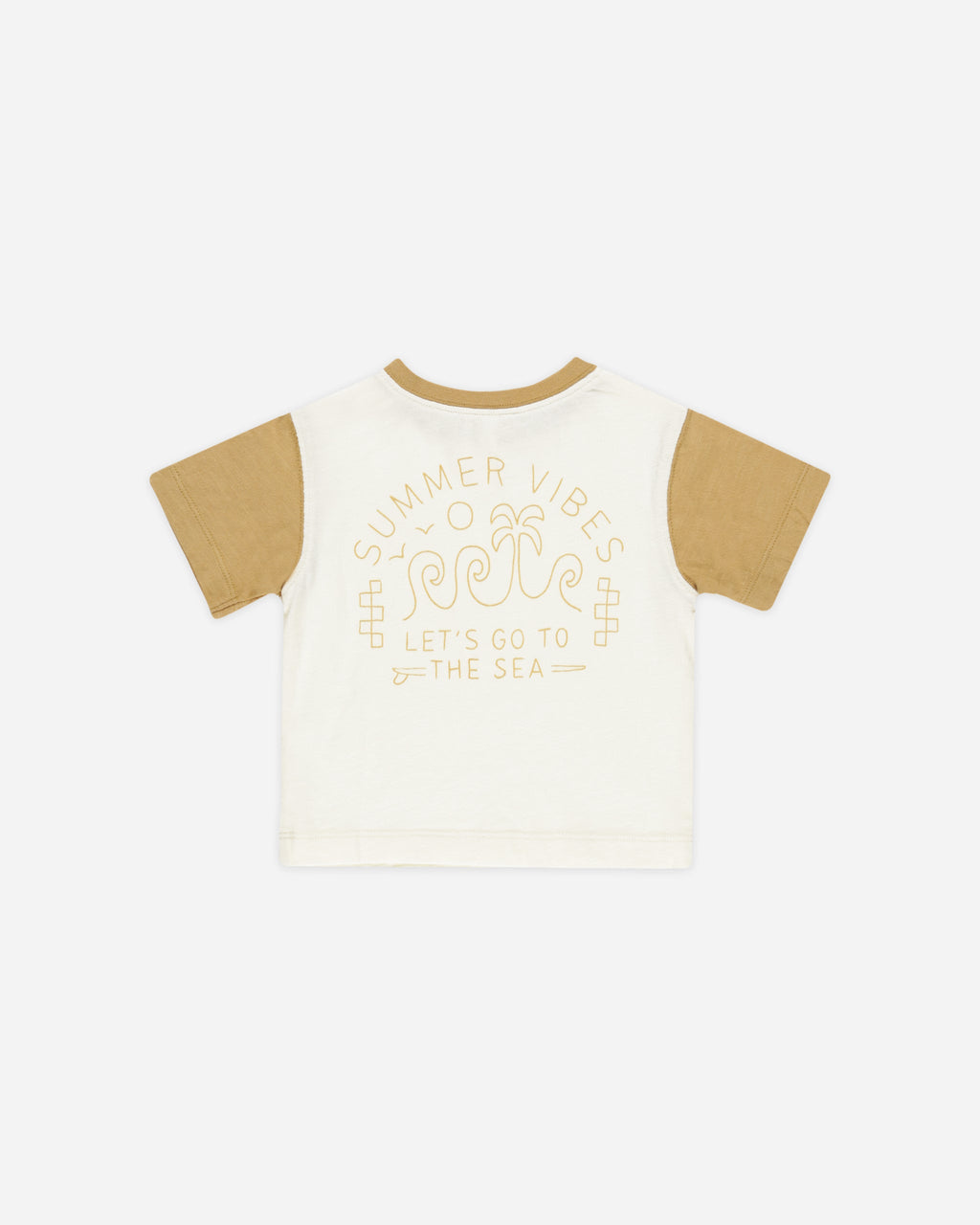 Contrast Short Sleeve Tee || Summer Vibes