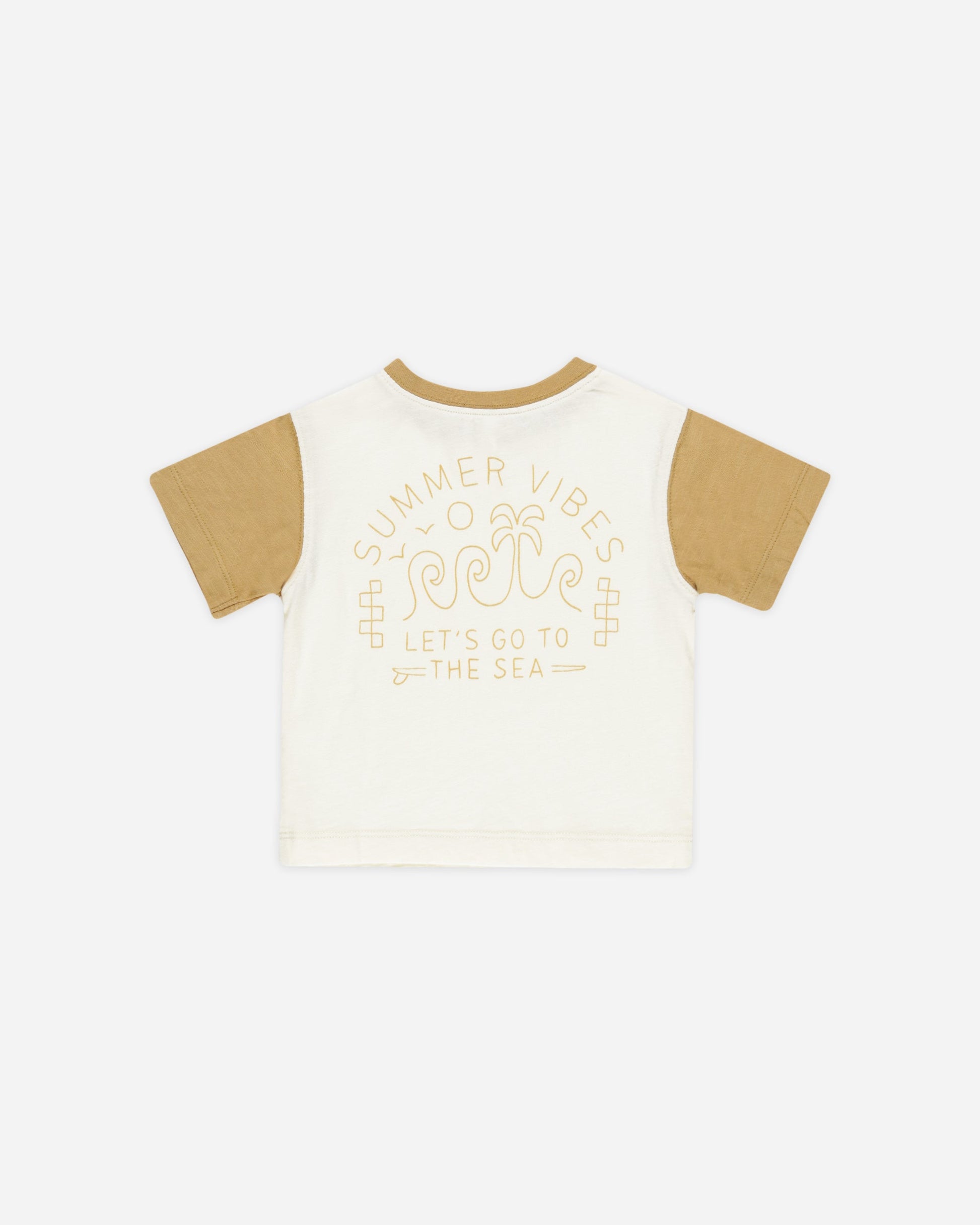 Contrast Short Sleeve Tee || Summer Vibes