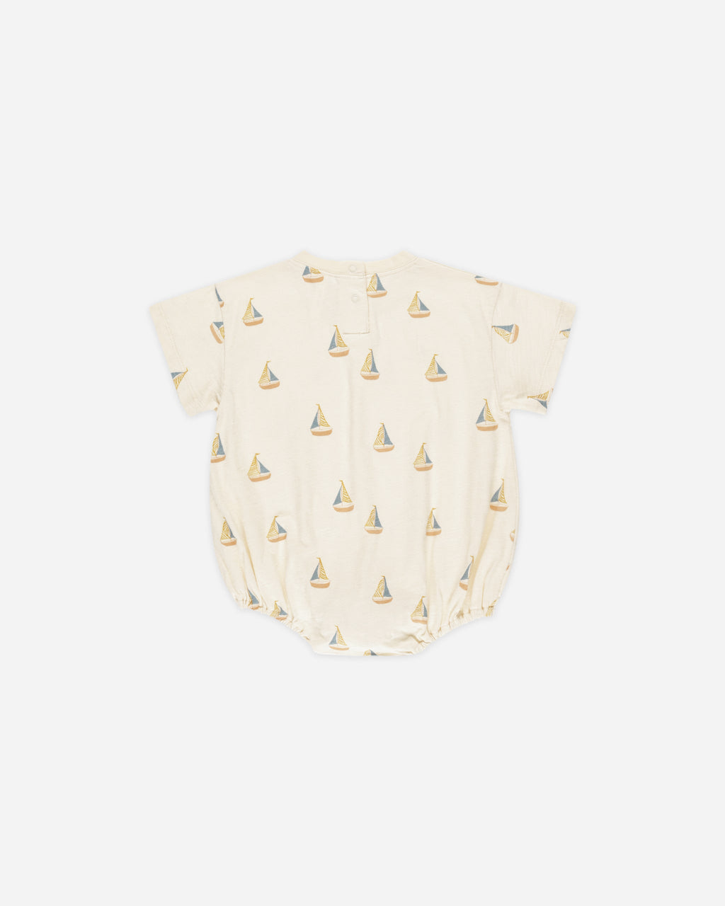Relaxed Bubble Romper || Sailboats