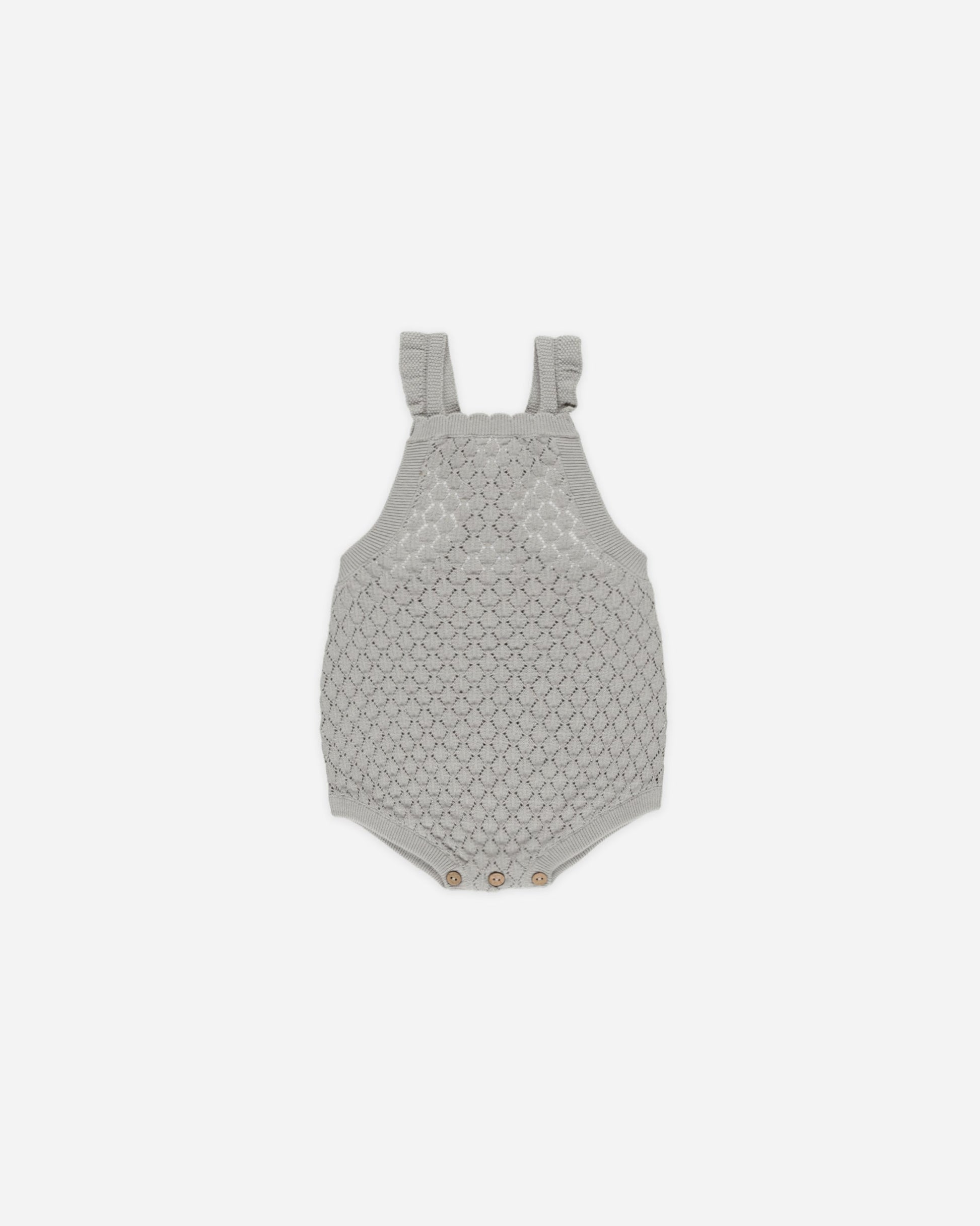 Crochet Romper || Seafoam