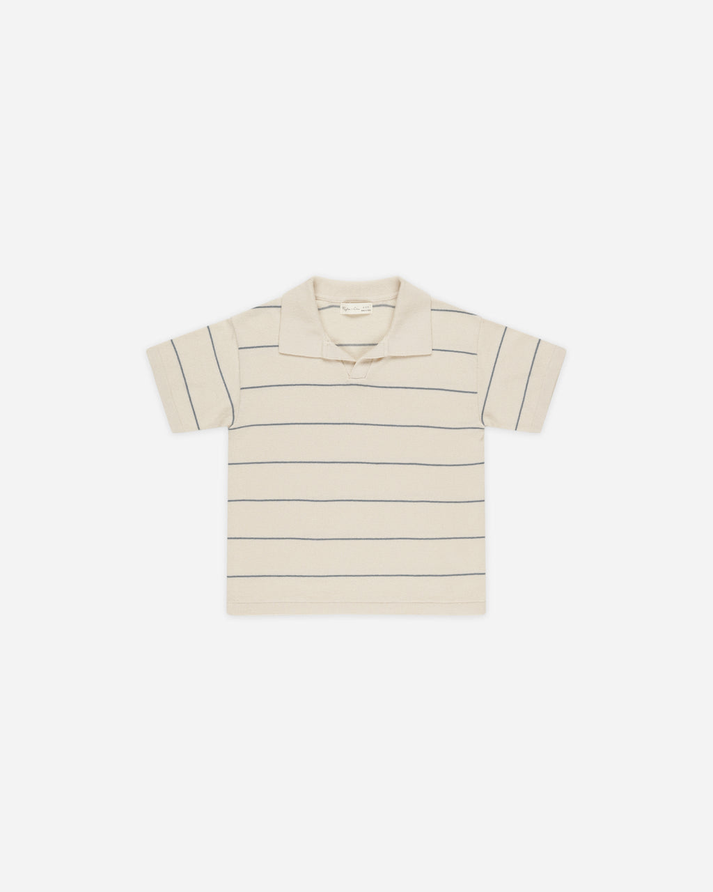 Chandler Knit Polo || Blue Stripe