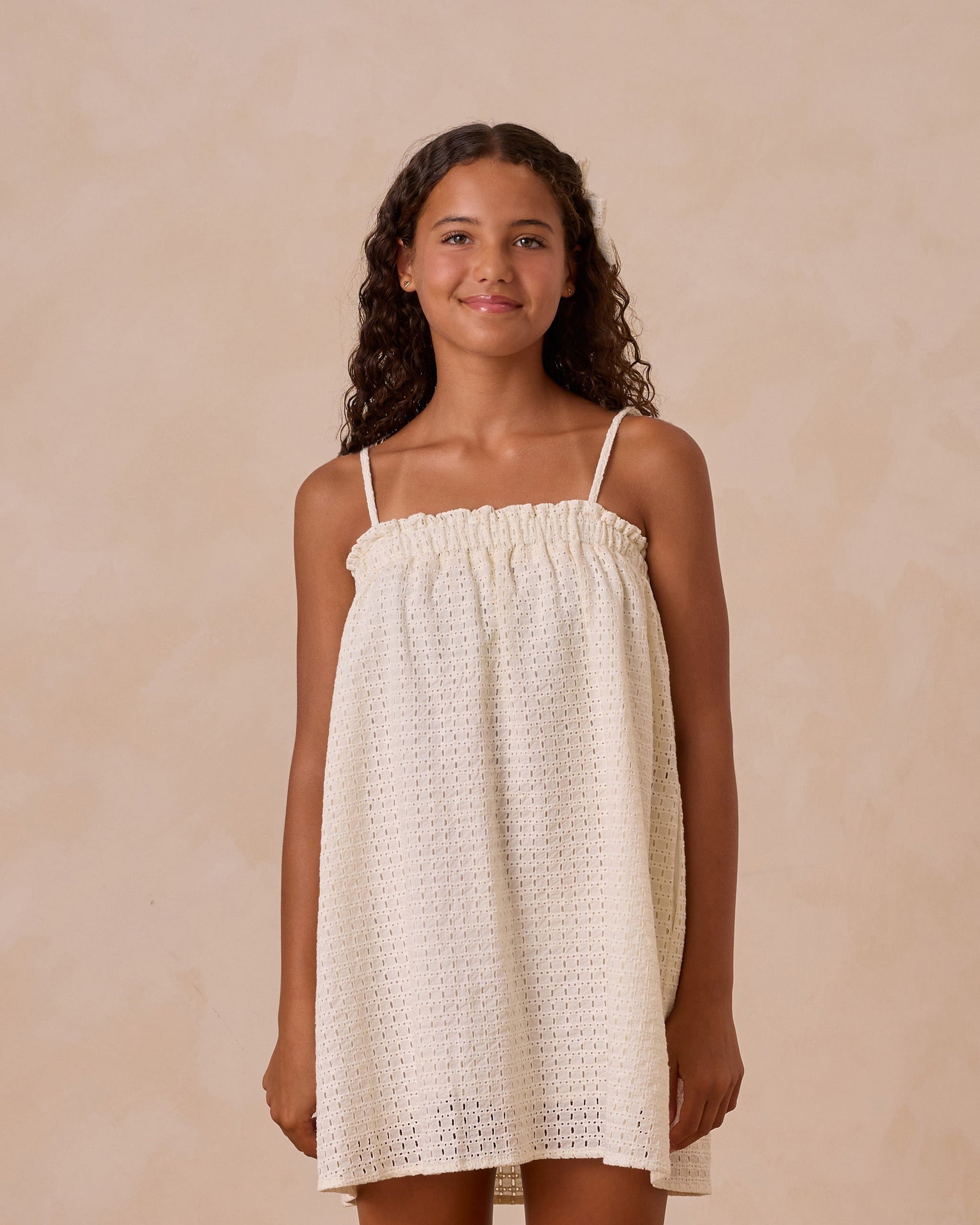Sahara Mini Dress || Ivory