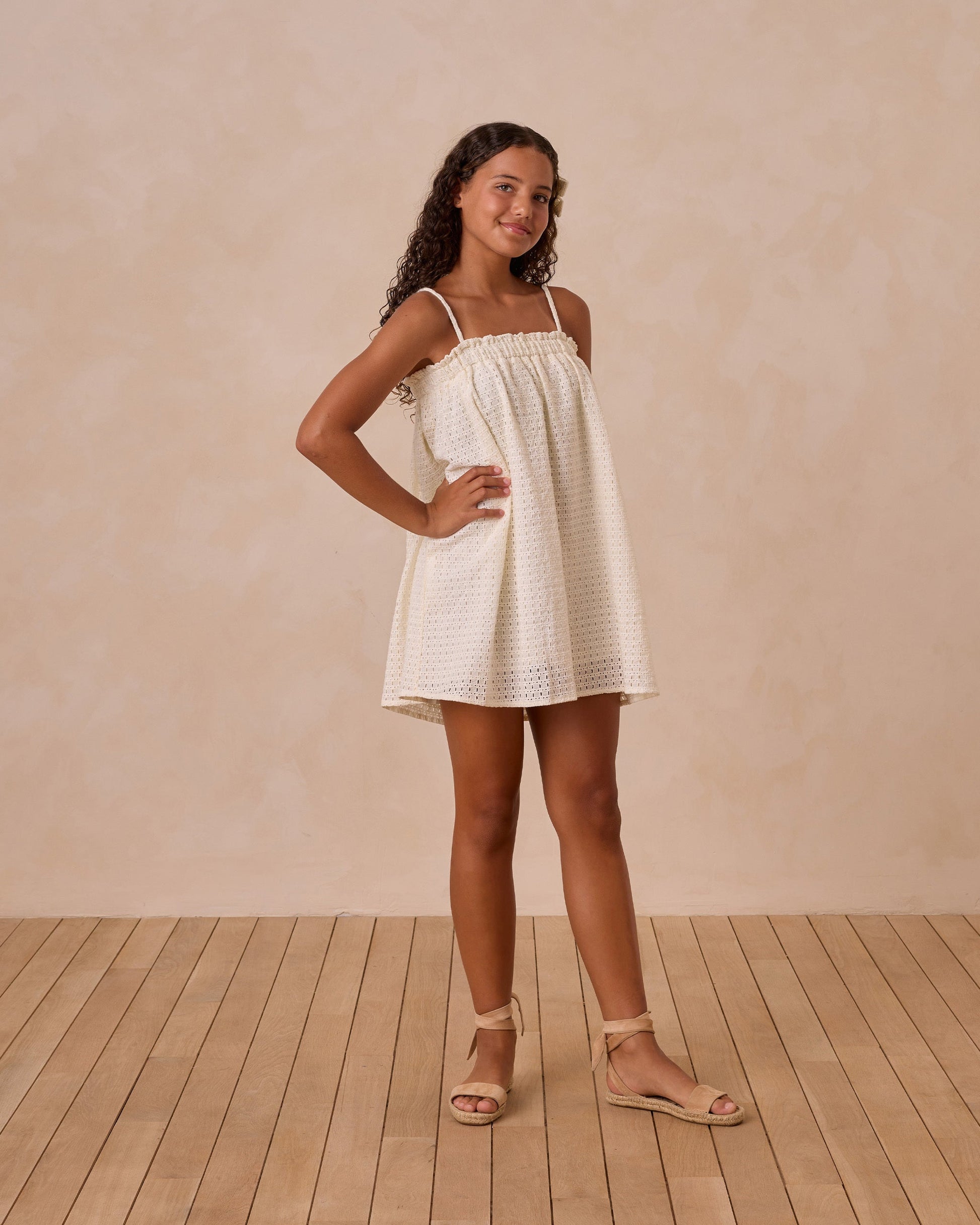 Sahara Mini Dress || Ivory