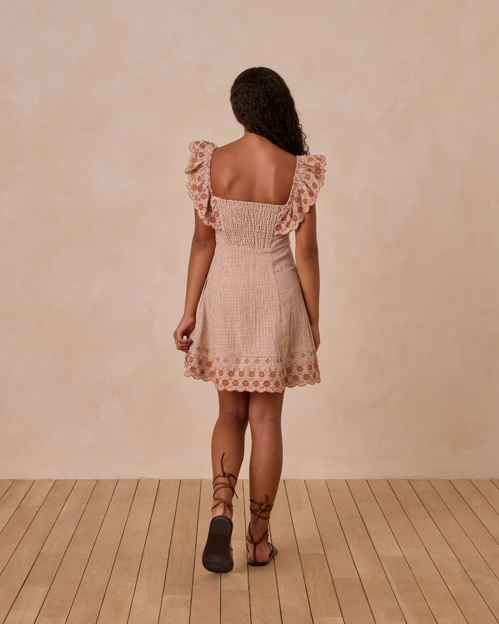 Bianca Mini Dress || Poppy Gingham