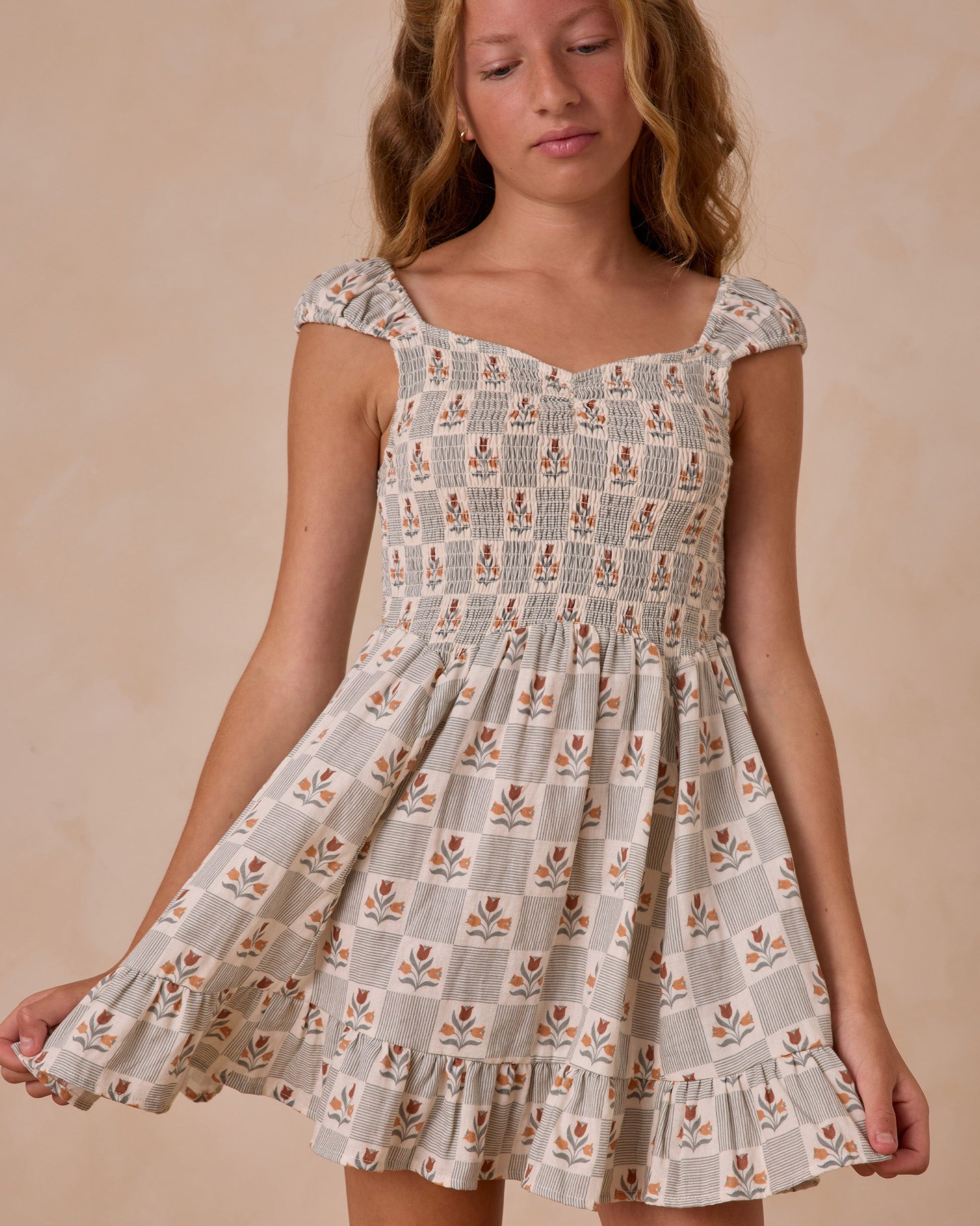 Kalina Dress || Garden Grid