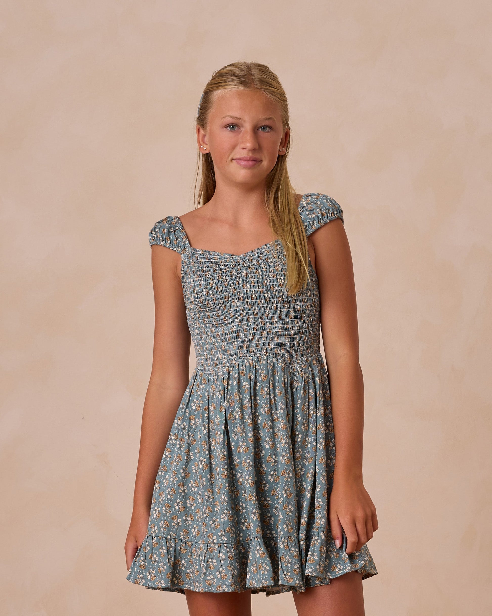 Kalina Dress | Blue Floral