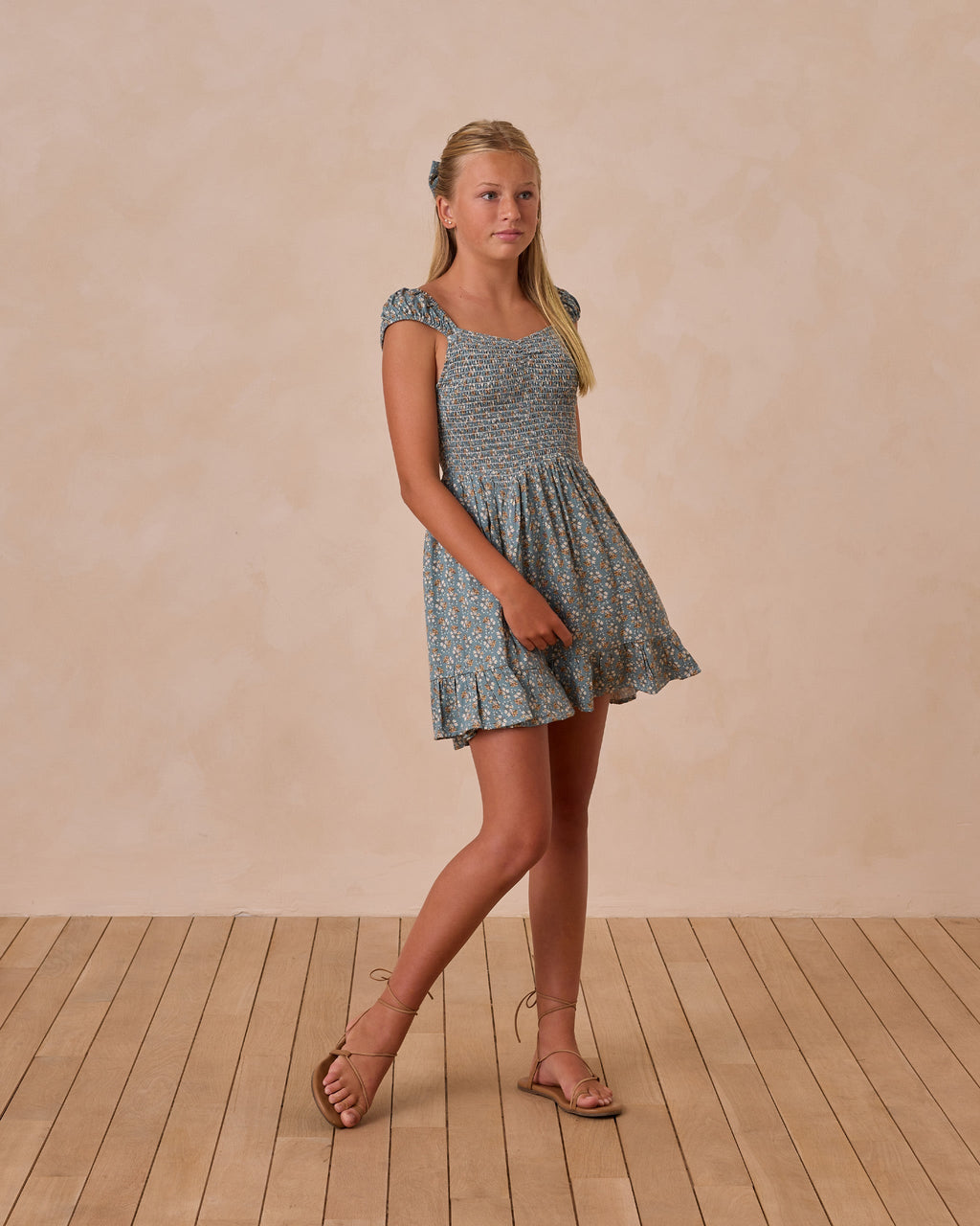 Kalina Dress | Blue Floral