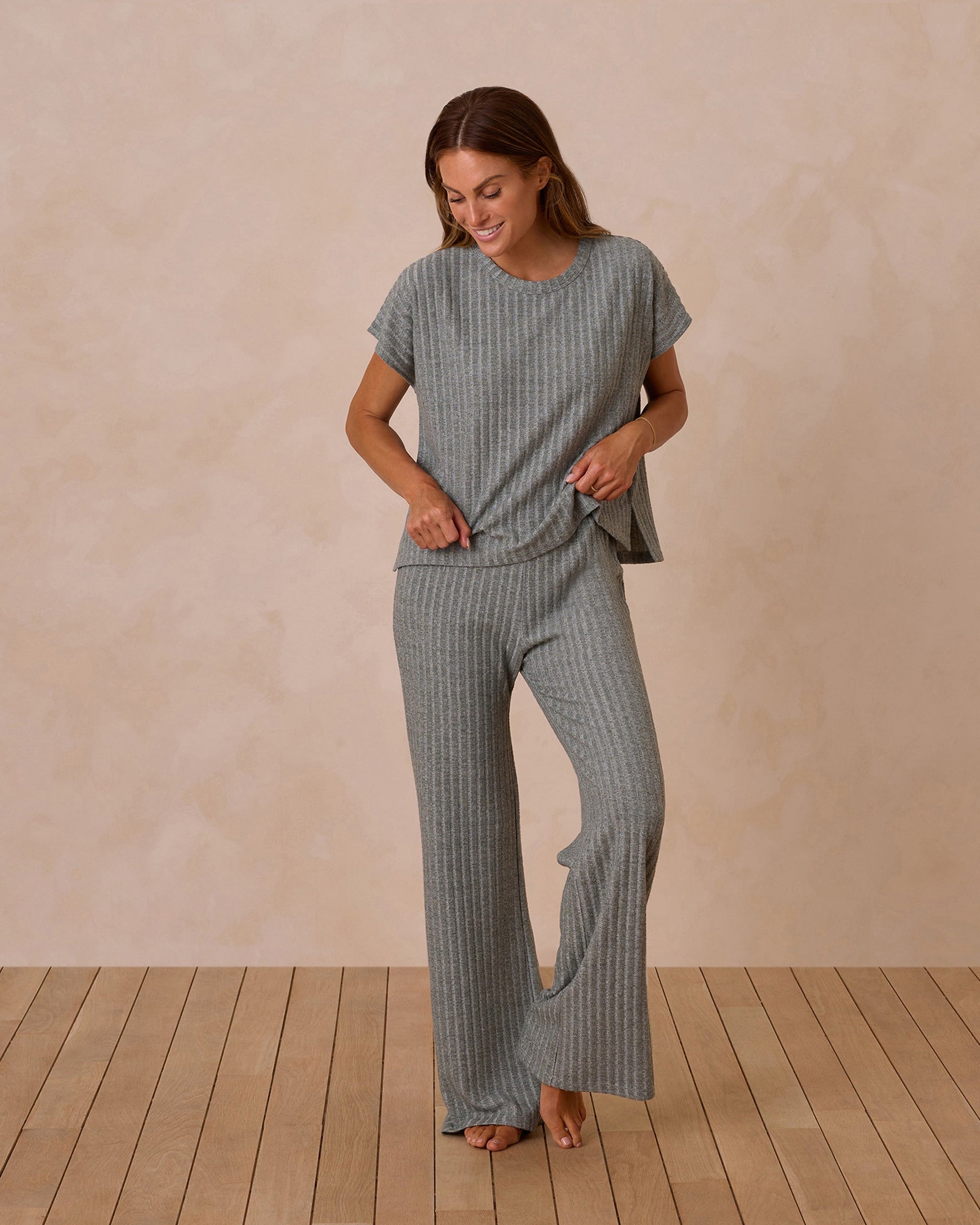 Cozy Rib Knit Set | Eucalyptus