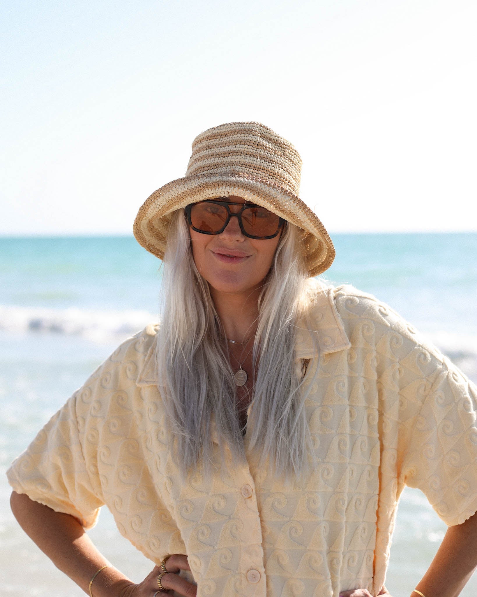 Terry Cover-Up Set | Waves